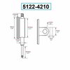 H & H Industrial Products Dasqua 0-1" Lug Back Large Measuring Range Dial Indicator 5122-4210
